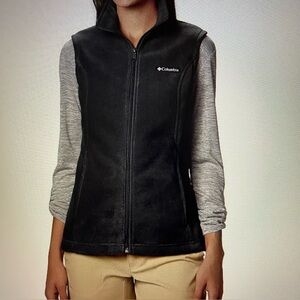 Columbia Benton Omni-Heat Black Fleece Vest Women’s Size S
